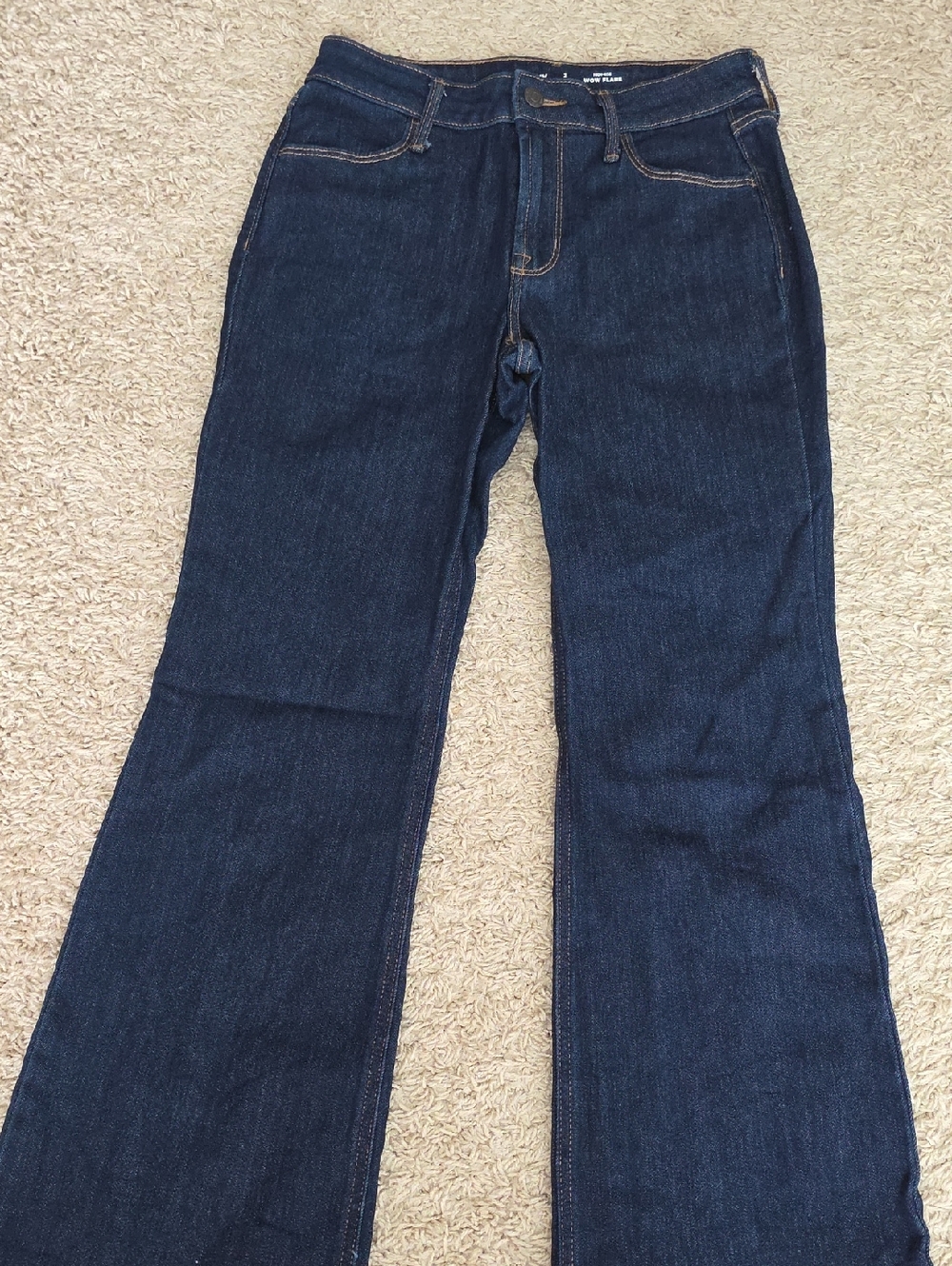 Old Navy Dark Blue Flare Jeans